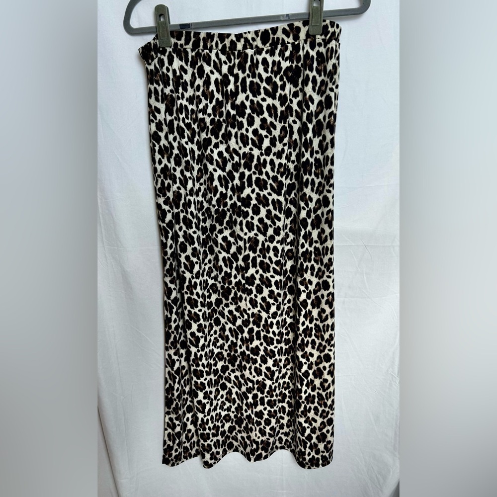 Halogen Animal Print Long Skirt Size L - Picture 2 of 7